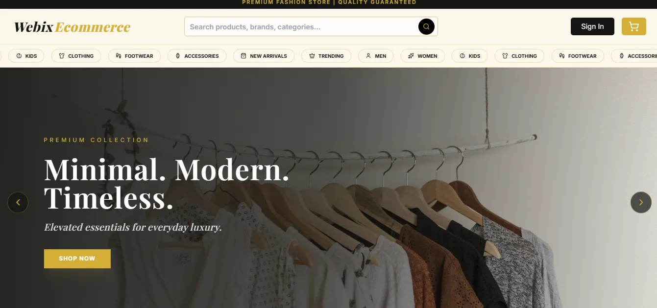 E-Commerce Experience